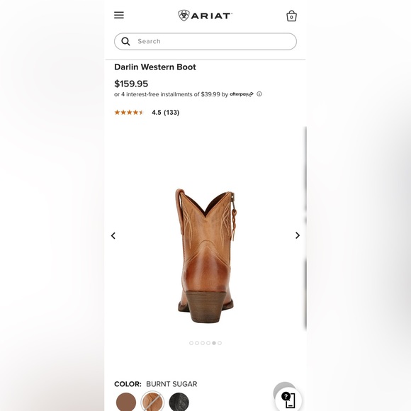 ARIAT Darlin Western Boot 👢 - Picture 5 of 12